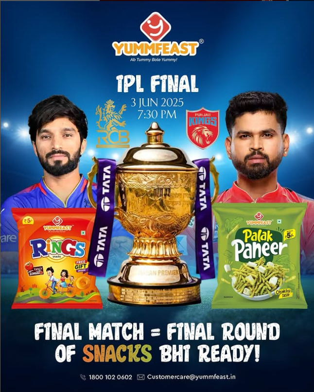 Jeet ki taiyyari bhi puri, aur snacking ki bhi!😍Stock up on our mouth-watering snacks before tonight’s epic match begins and cheer for your favourite team louder than ever!🥳🏏